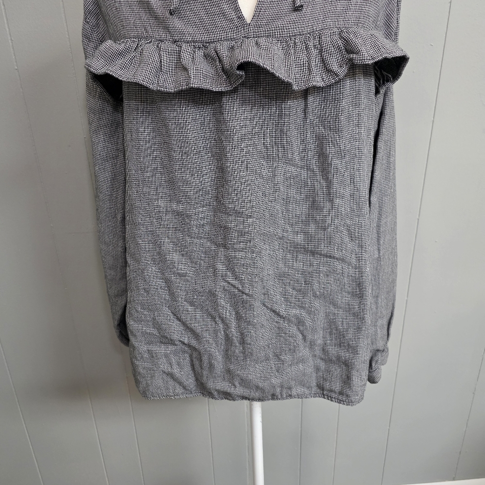 Simply Be Long Sleeve Ruffle Blouse - Picture 9 of 12